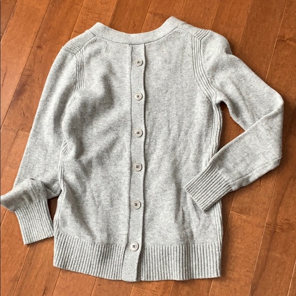 Grey button down back sweater - Picture 2 of 2